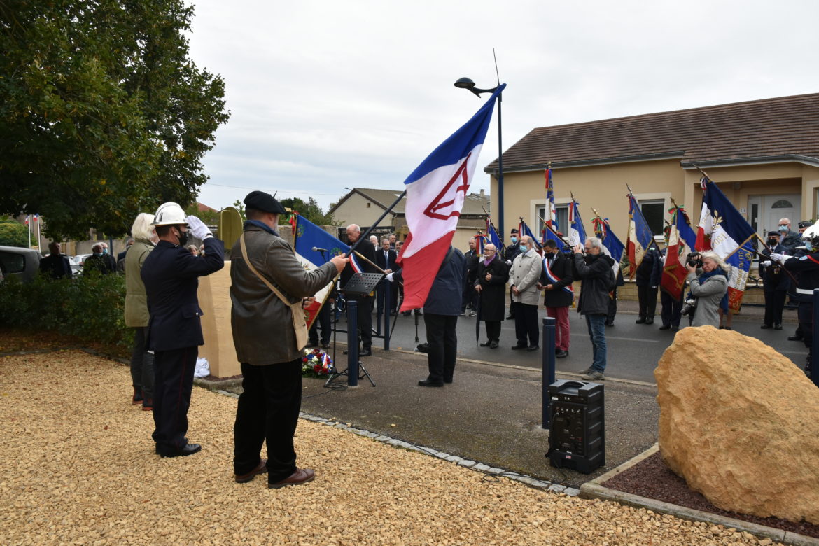 COMMEMORATION STELE RESISTANTE MARIE HACKIN ROMBAS 2 OCTOBRE 2021