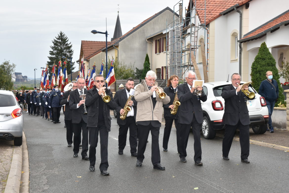 COMMEMORATION STELE RESISTANTE MARIE HACKIN ROMBAS 2 OCTOBRE 2021